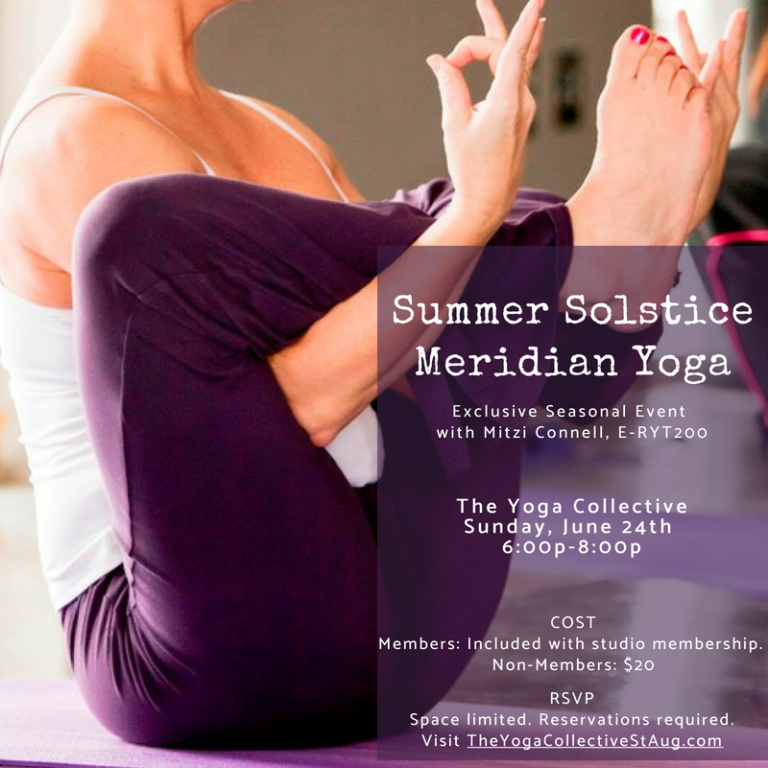 Summer Solstice Meridian Yoga The Yoga Collective