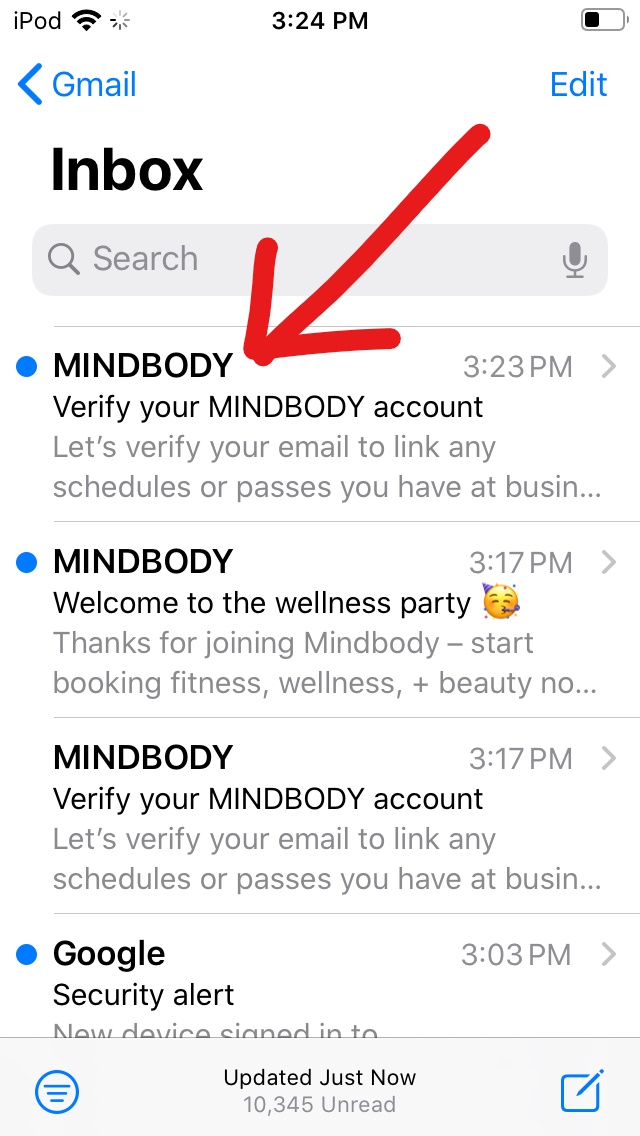 mindbody app sync The Yoga Collective